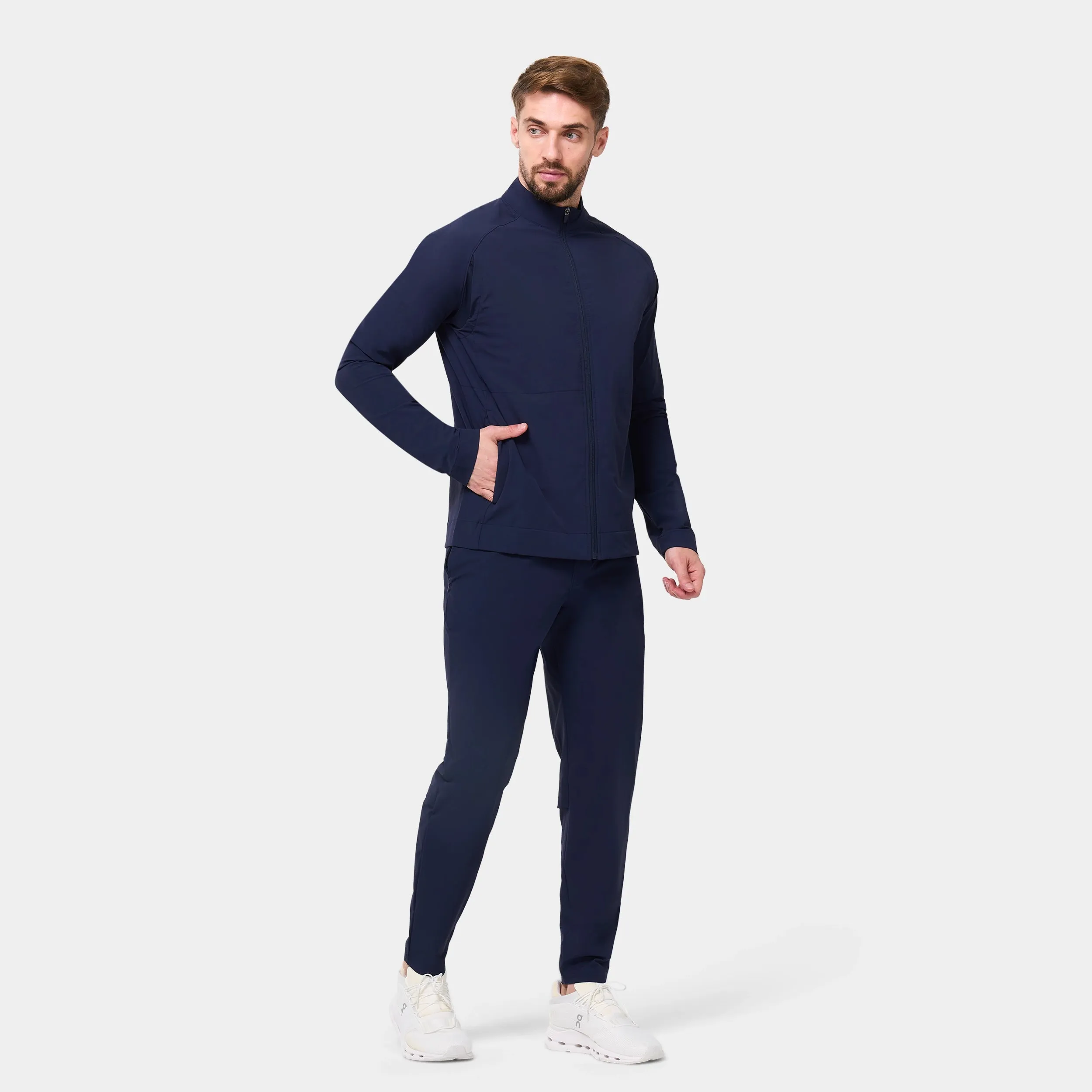 Agility Track Jacket - Navy