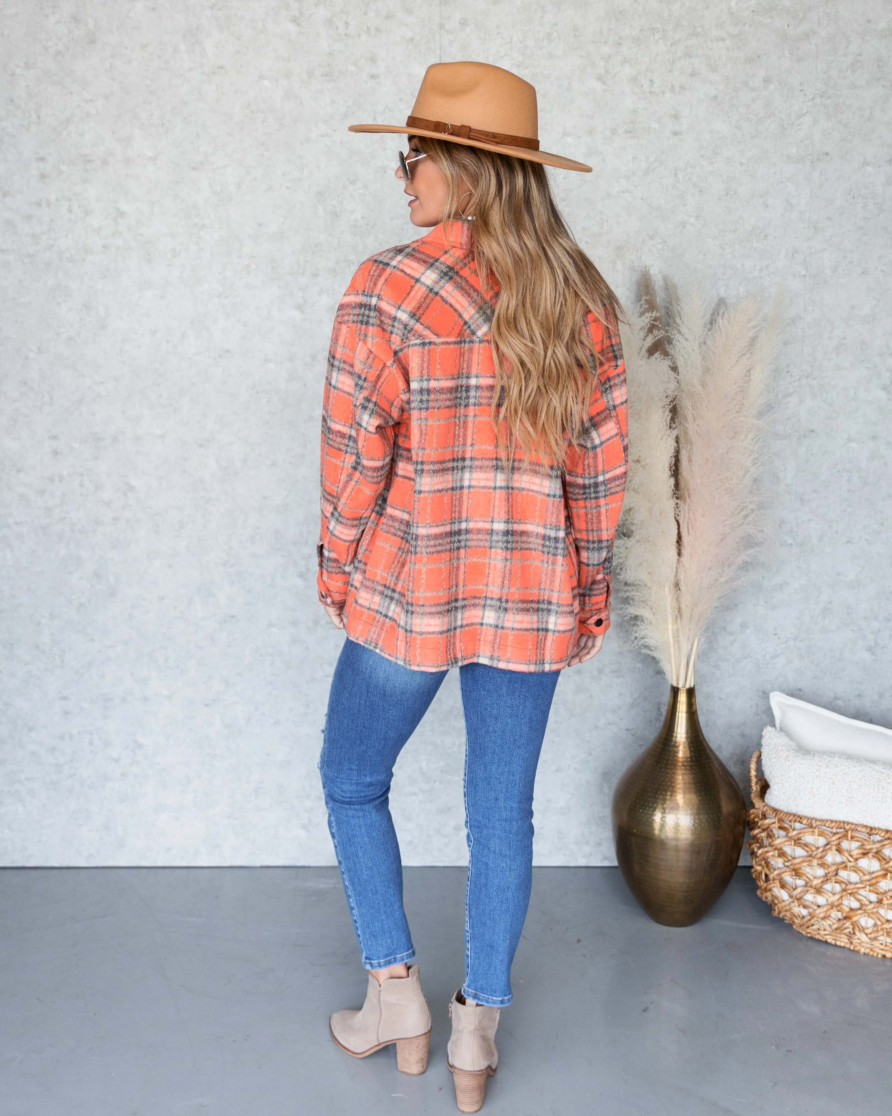 Bailey Plaid Pocketed Shacket