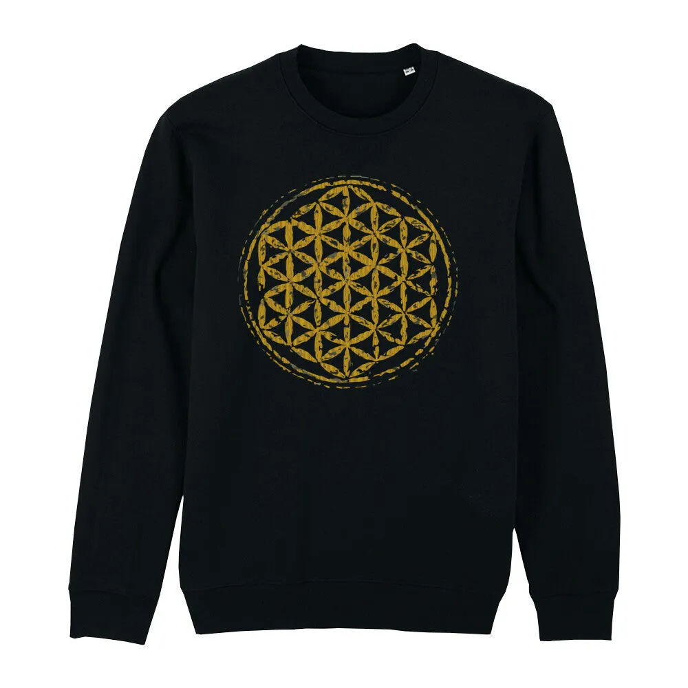 Bio Sweatshirt - Blume des Lebens -