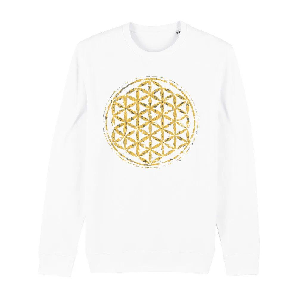 Bio Sweatshirt - Blume des Lebens -