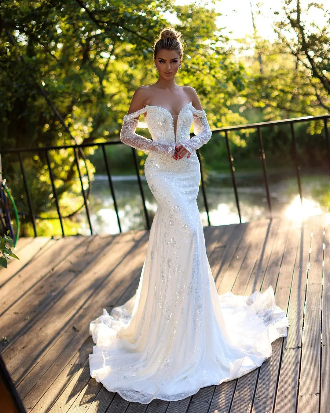 Carolina Luxury White Wedding Dress
