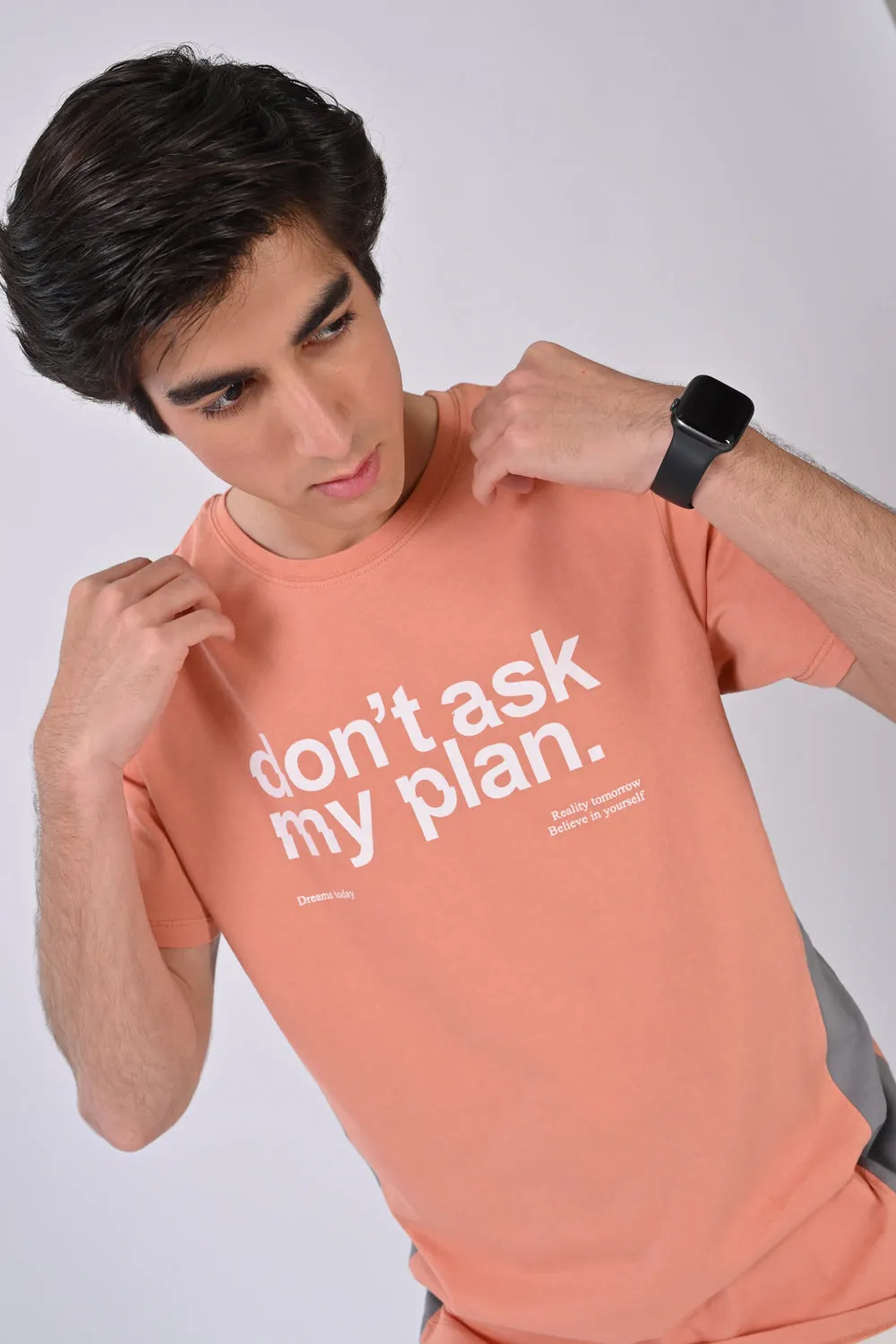 CONTRAST PANEL TEE