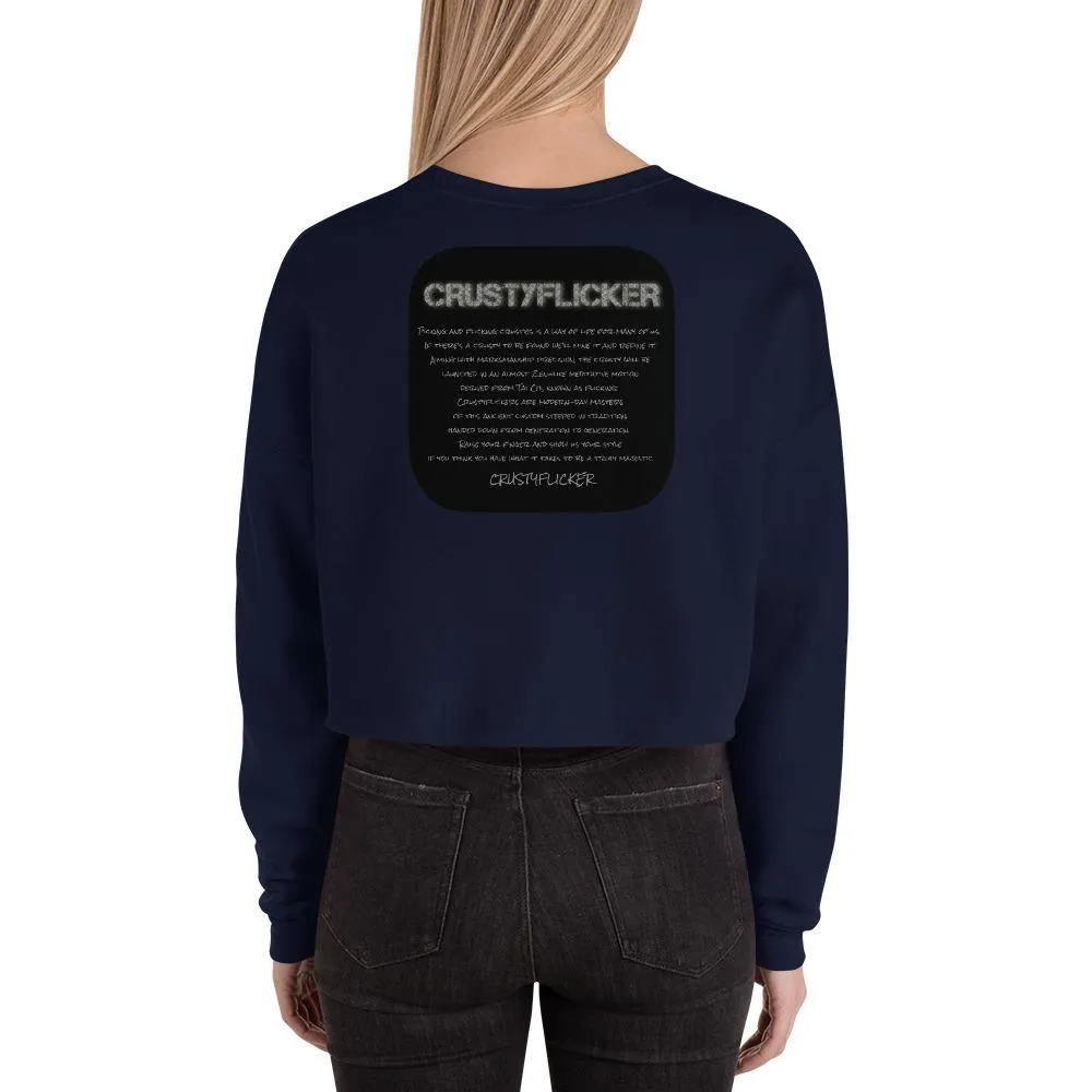 CRUSTYFLICKER - Crop Sweatshirt