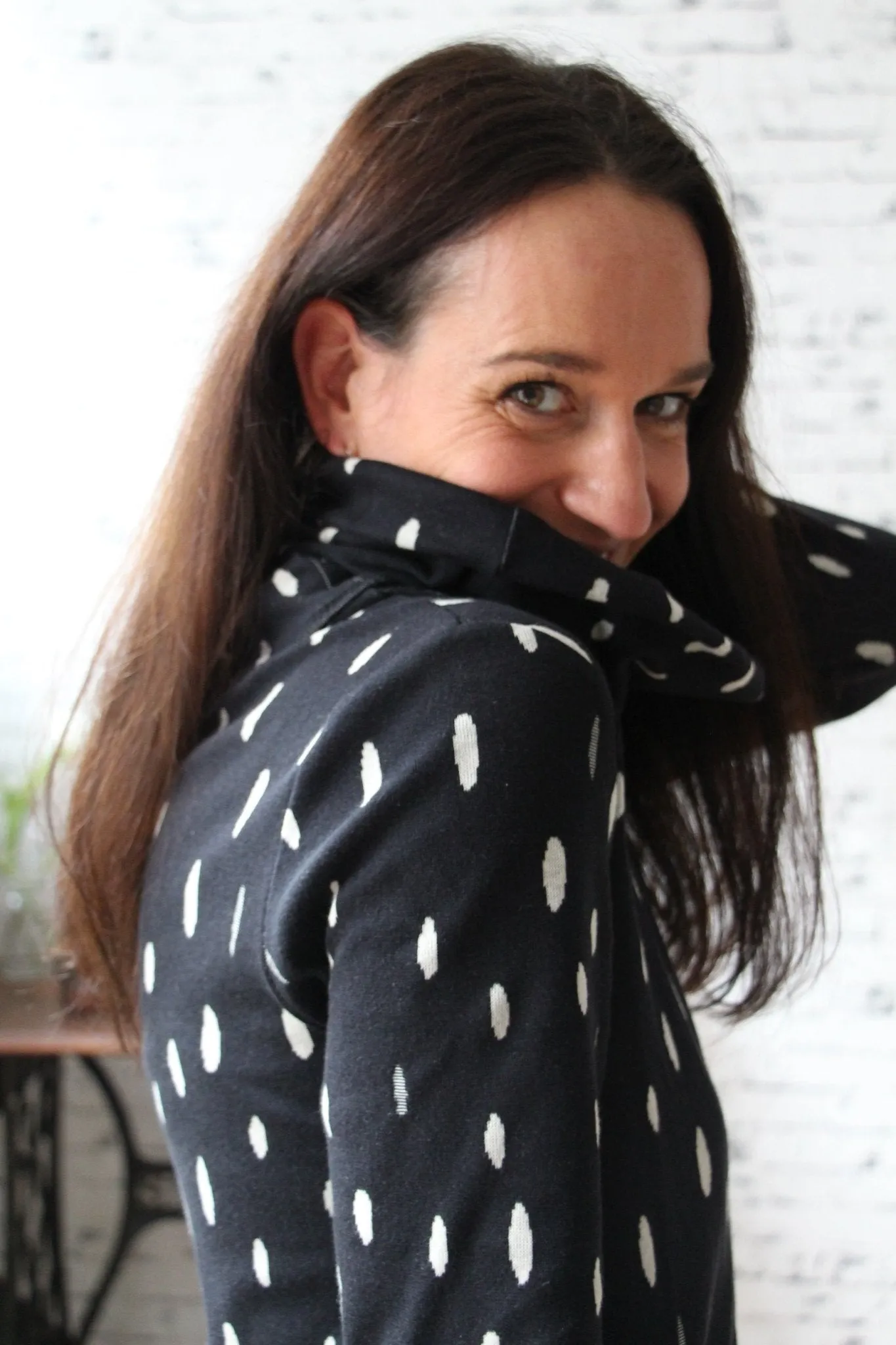 Ella - Kleid oder Pullover mit Ballonärmeln