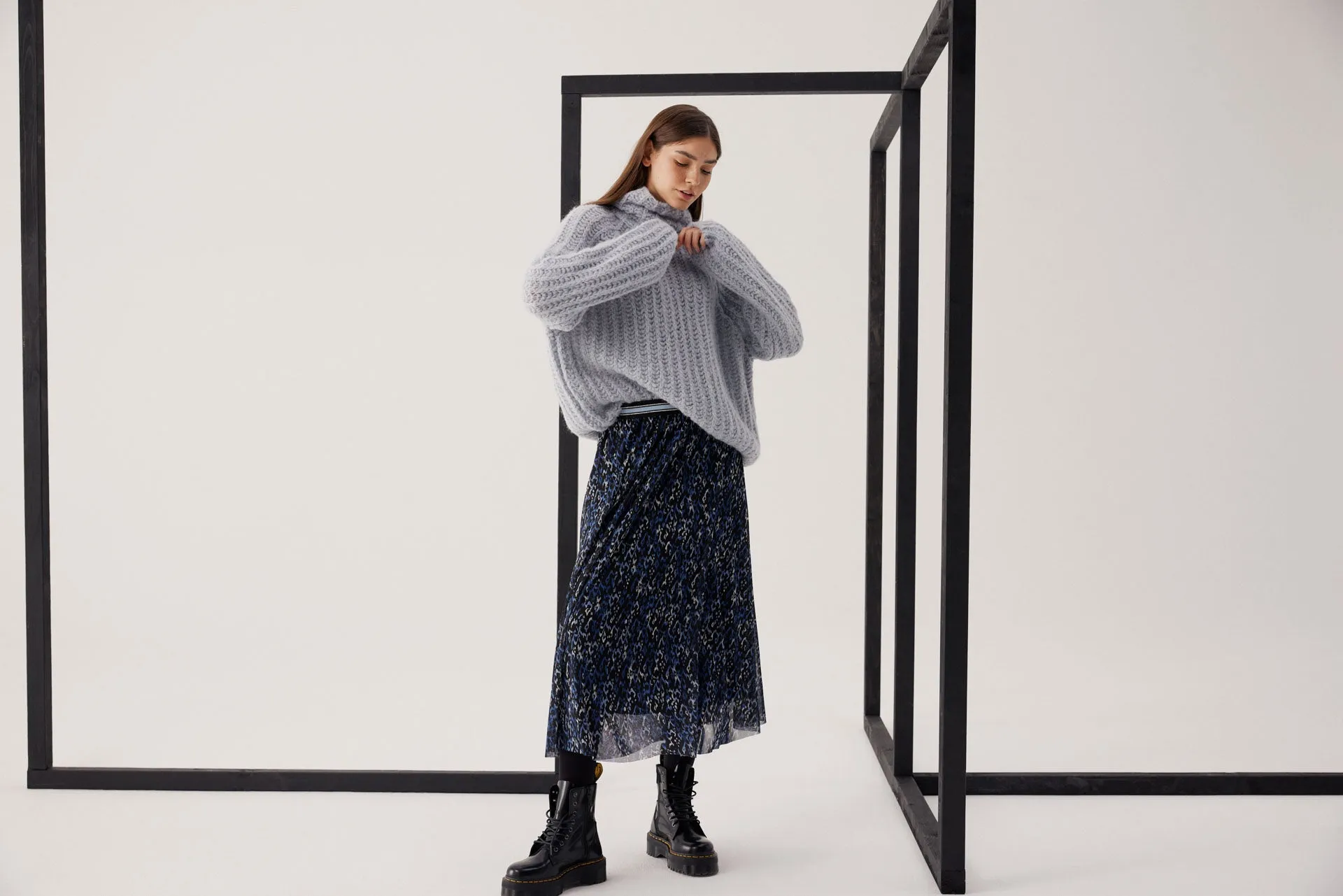 Falling Collar Rib Pullover S&S