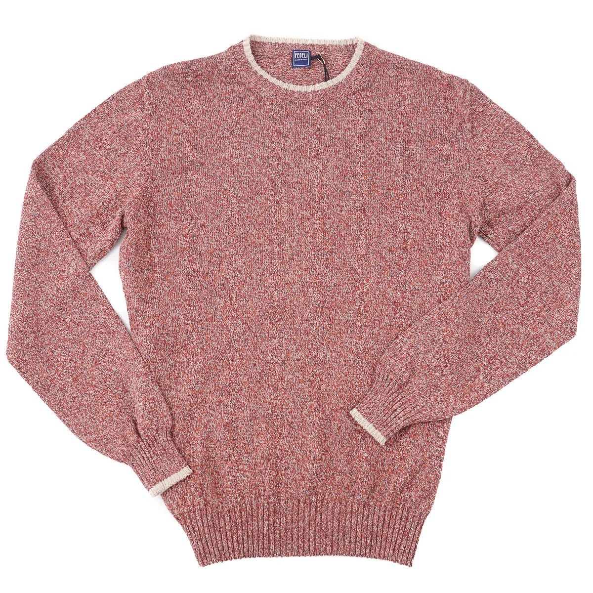 Fedeli Mélange Cotton-Linen Sweater