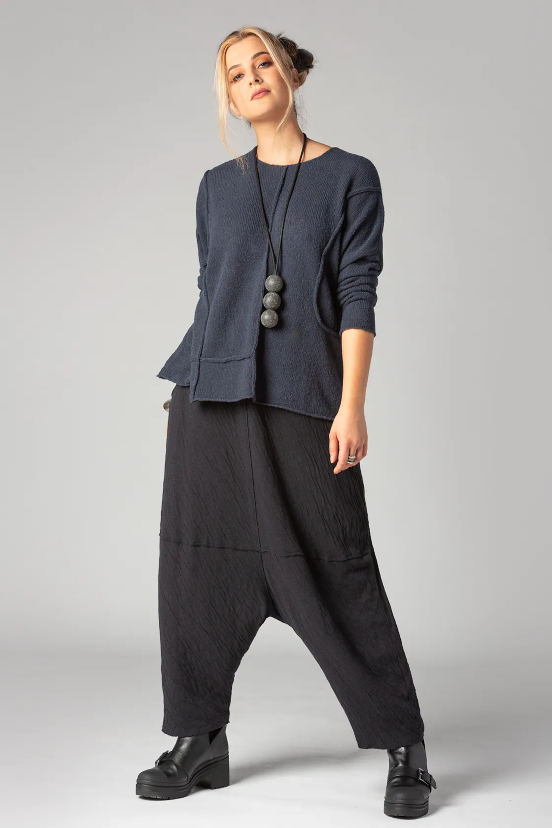 GRIZAS Cecilia Sweater in Blue