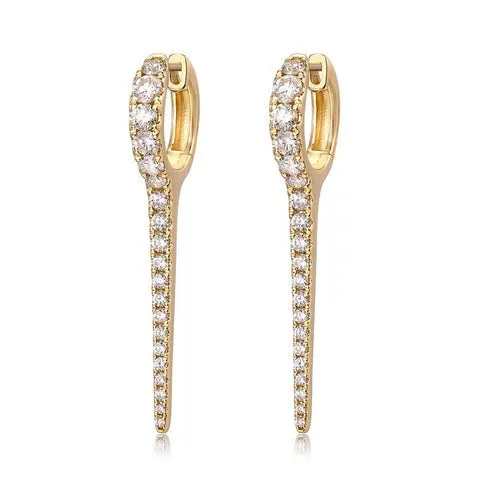 Luxury Diamond Drop Earrings