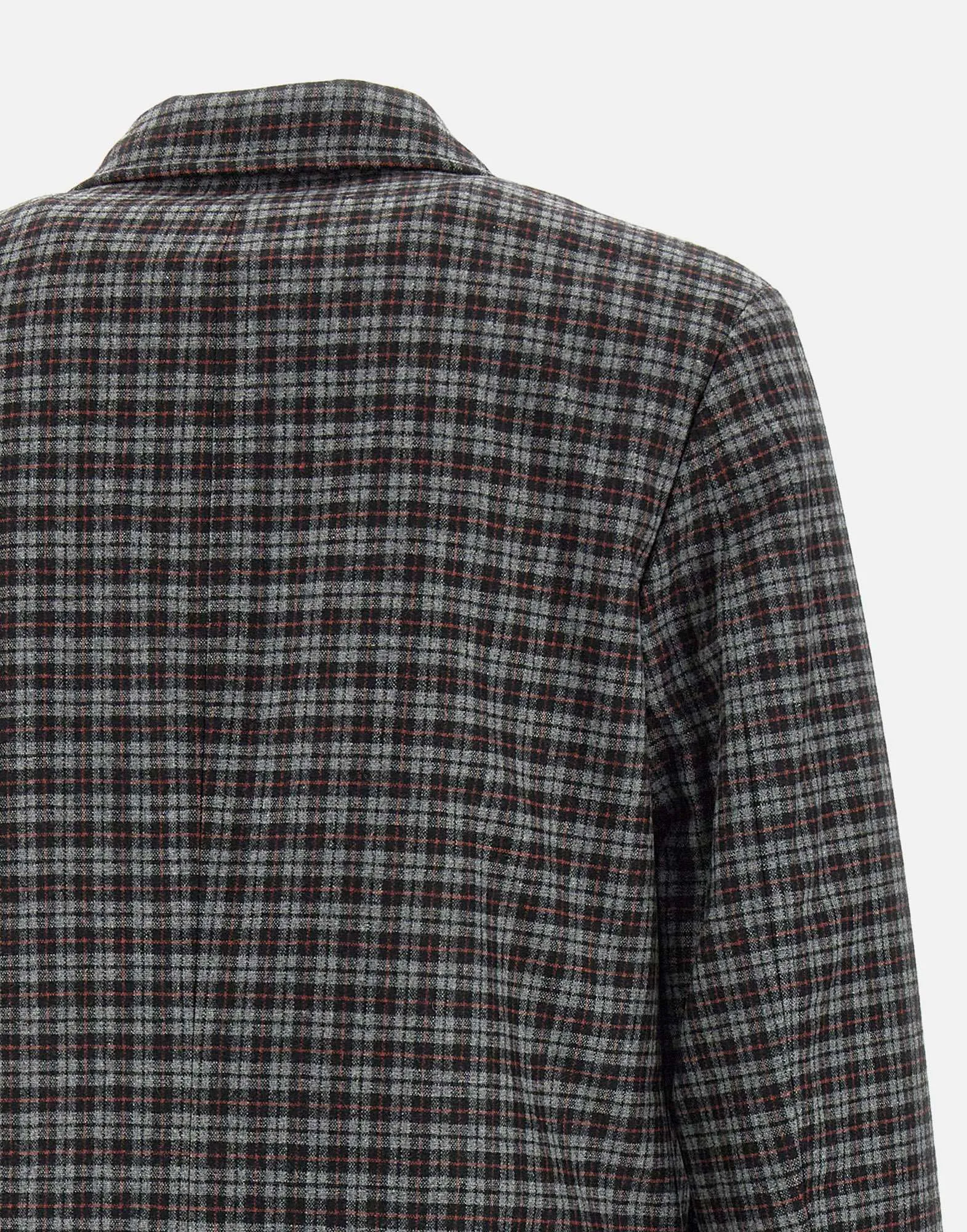 Men's Quilted Wool Blend Coat