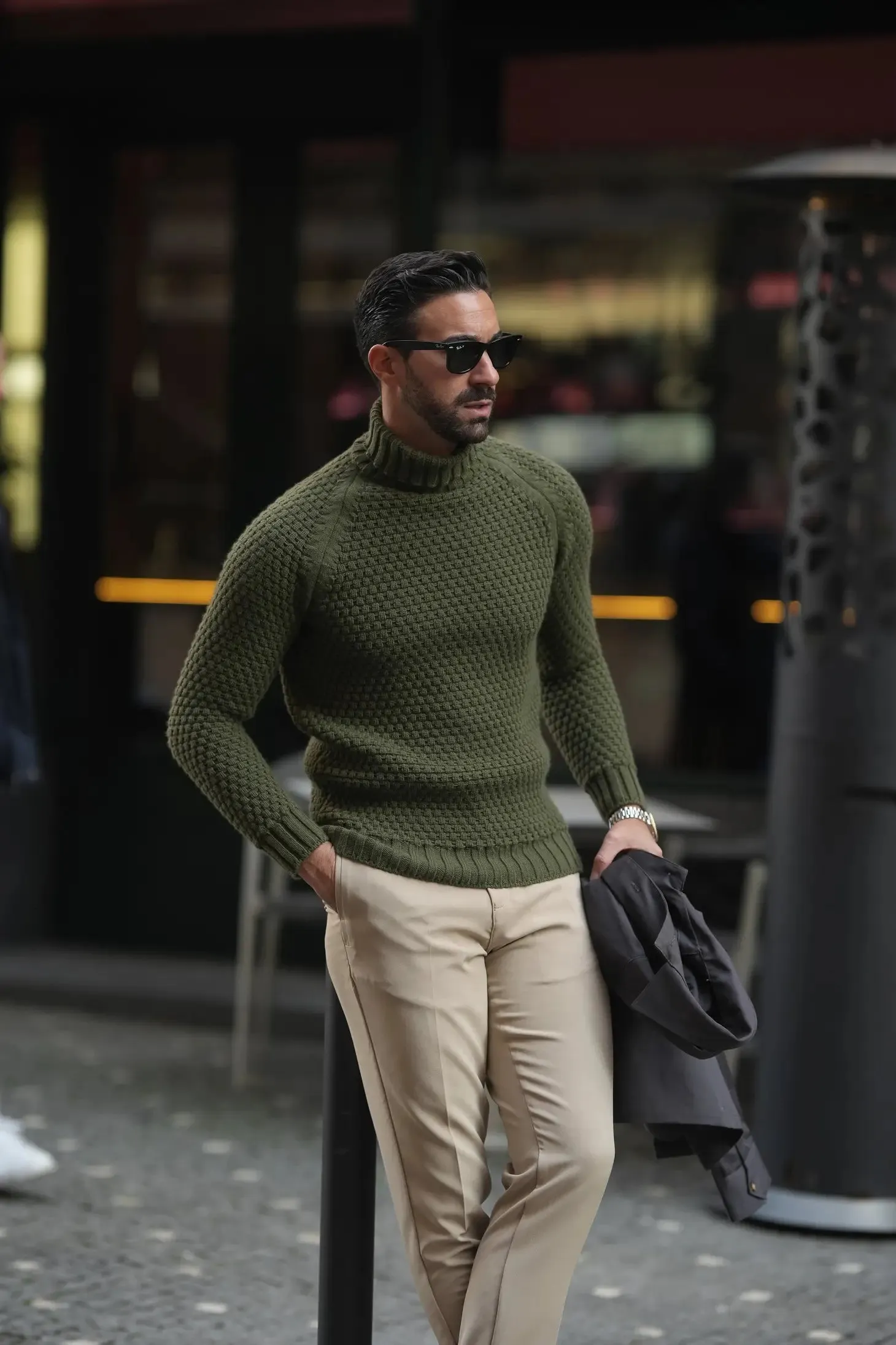 Men's Turtleneck Jumper Sweater