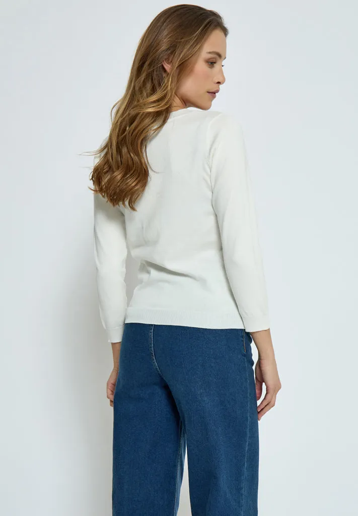 MSMilla Knit Pullover - Broken White