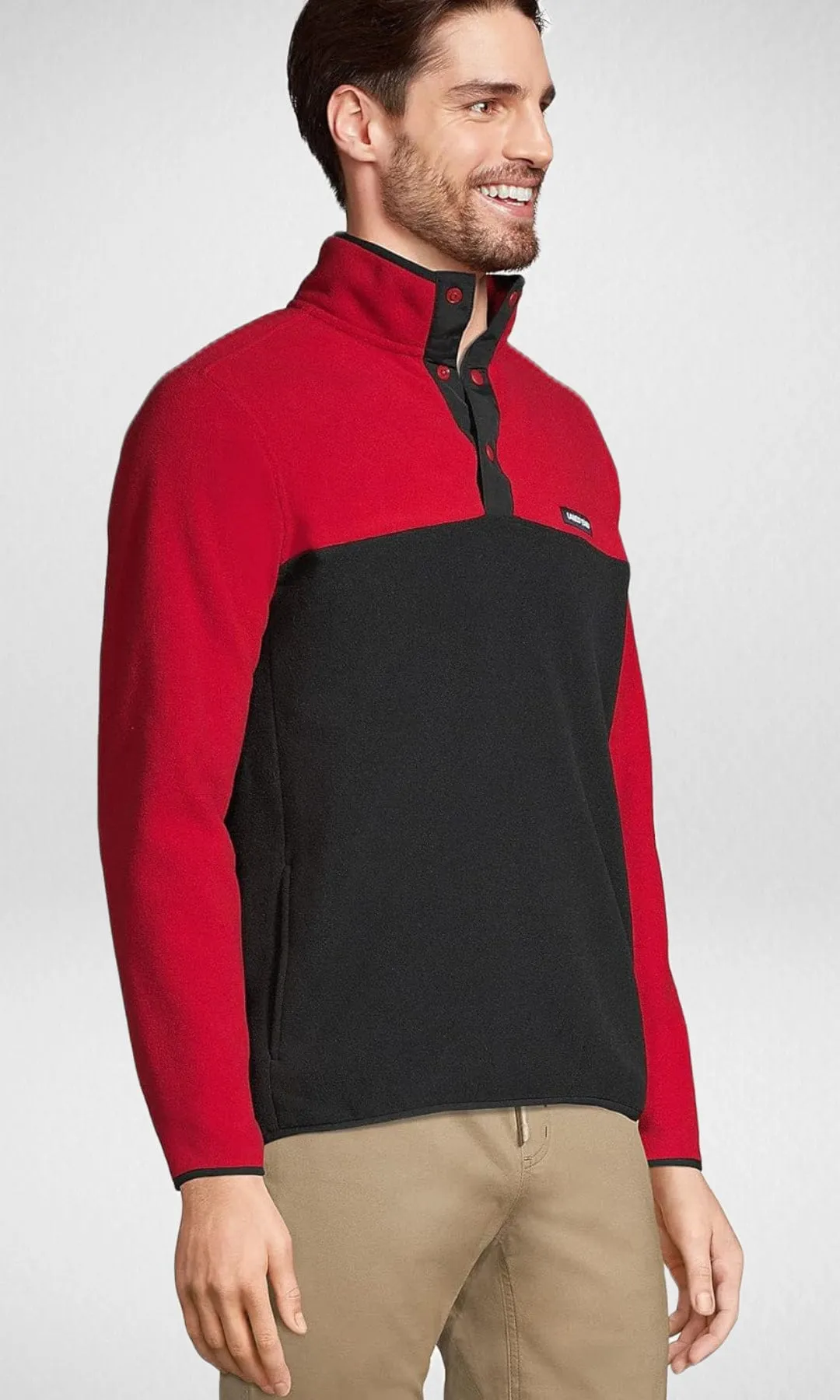(ORIGINAL) Lands End Fleece Pullover (MEN) BD