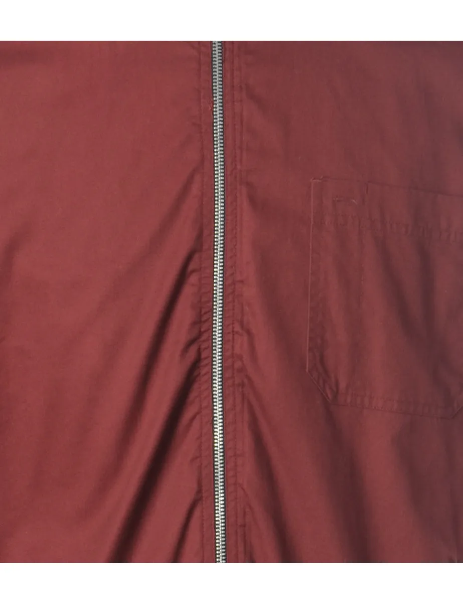 Reworked Zip Front Clint Conversational Shacket - XL