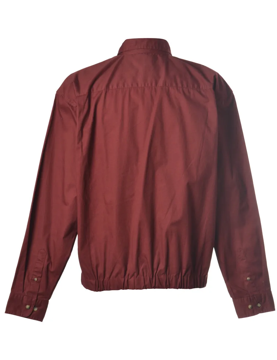 Reworked Zip Front Clint Conversational Shacket - XL