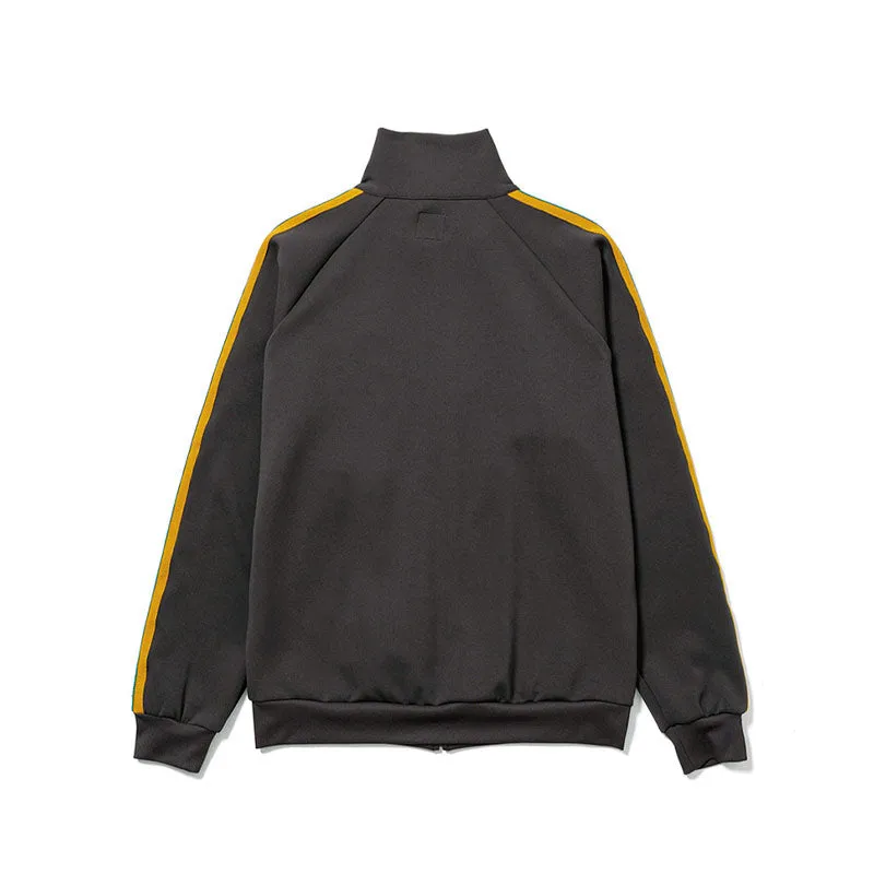 Sasquatchfabrix. Lace Tape Track Jacket Charcoal