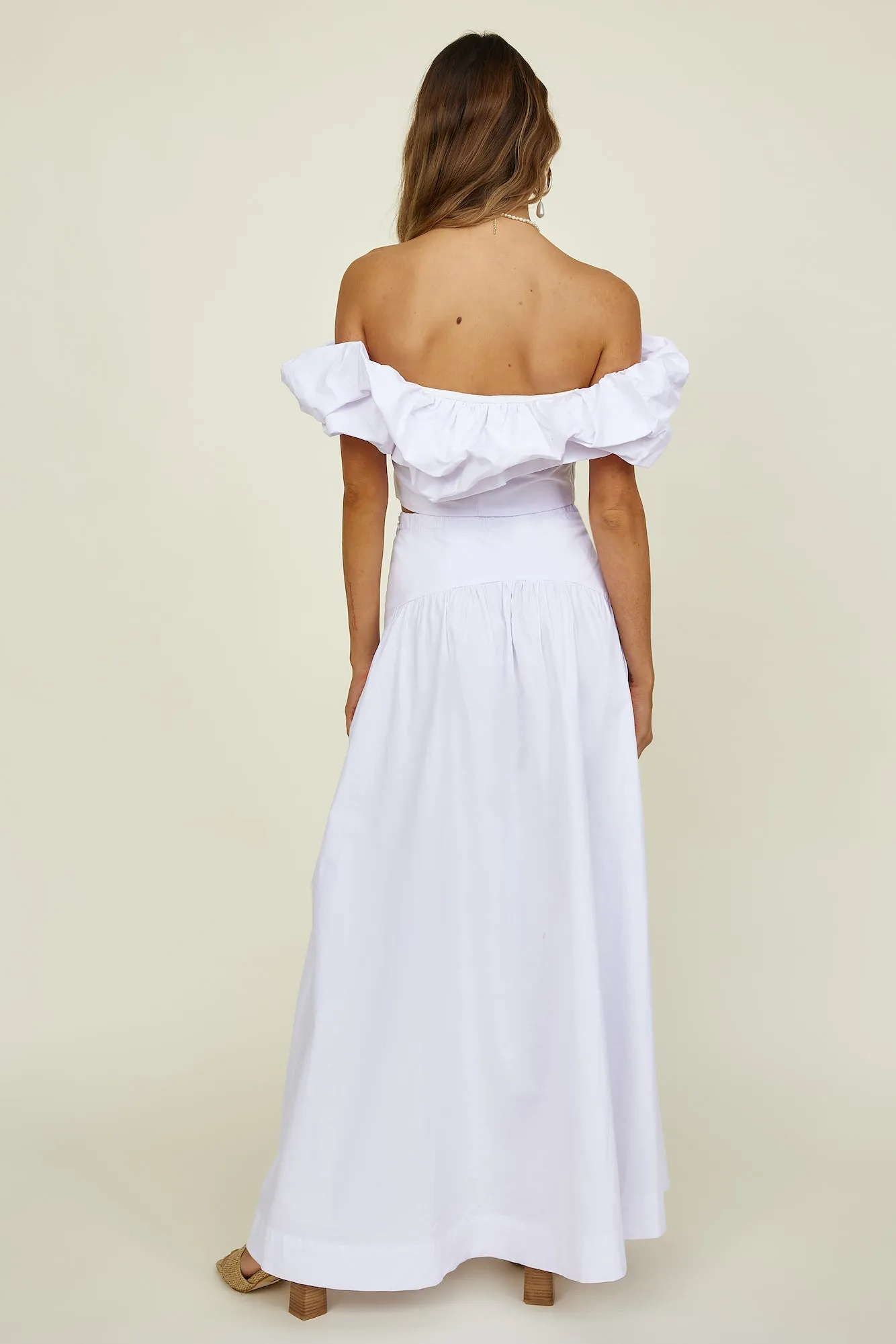 SEVEN WONDERS Savannah Maxi Skirt White